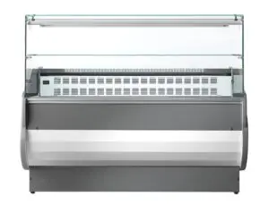 Sterling Pro SALINA80/200VD Flat Glass Serveover Counter, 2000mm