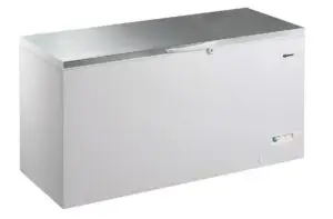 Hoshizaki CF 61 SG UK Stainless Steel Lid White Chest Freezer, 566 Litres