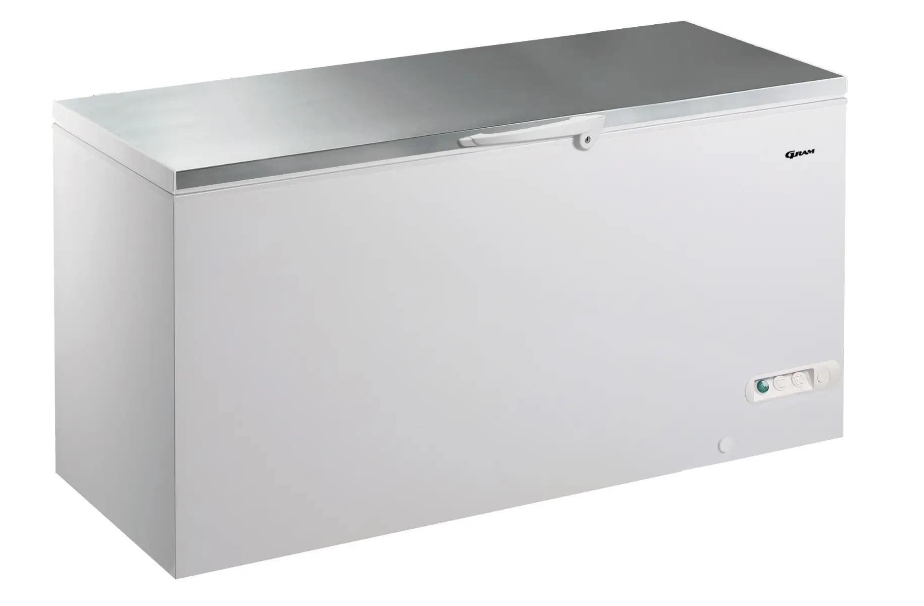 Hoshizaki CF 61 SG UK Stainless Steel Lid White Chest Freezer, 566 Litres