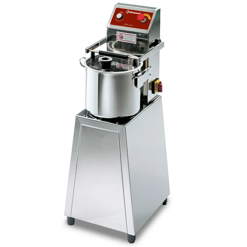Diamond CSP2/15Z Stainless steel cutter, 15 liters, on base, 2 speeds