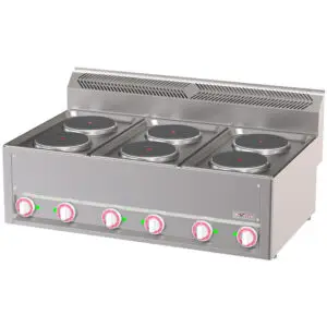 Diverso WR-E6PT-19 Electric range 6 plates