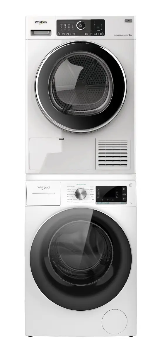 Whirlpool AWH912-AWZ8HP 6th Sense Commercial Washer & Dryer Bundle Deal - Image 2
