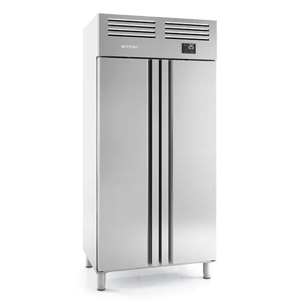 INFRICO Upright 745L Double Hinged Door Freezer