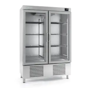 INFRICO Upright Double Hinged Glass Door Freezer