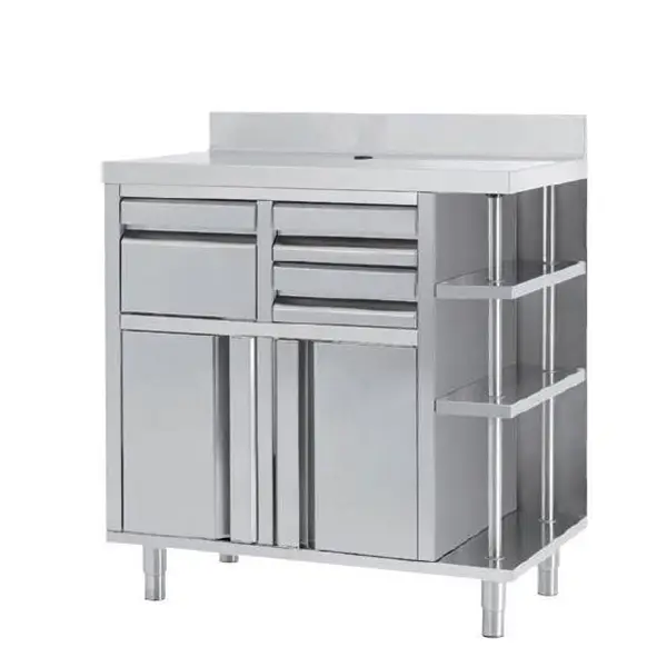 INFRICO 1000mm Wide Back Bar Coffee Storage Unit With Right Shelves