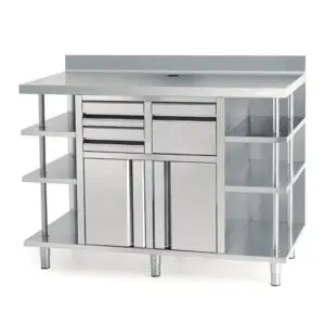 INFRICO 1960mm Wide Back Bar Coffee Storage Unit