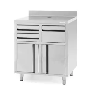INFRICO 820mm Wide Back Bar Coffee Storage Unit