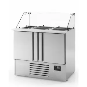 INFRICO Compact Double Door Refrigerated Counter With Display