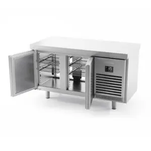 INFRICO Double Hinged Door Pass Thru Refrigerated Counter