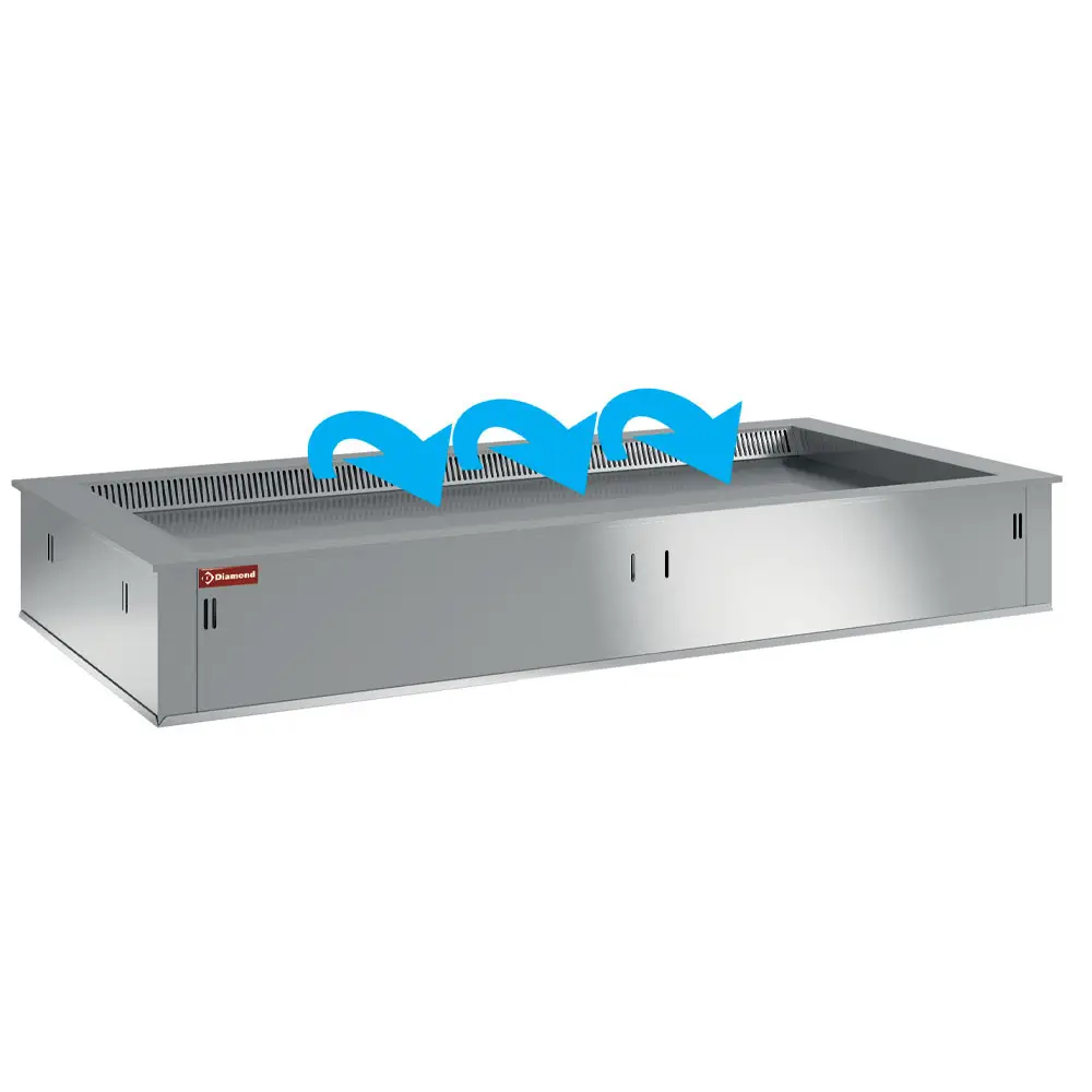 Diamond DPA/TRV15-S Element Top Refrigerated, Ventilated, 4X Gn 1/1 (Without Hermetic Unit)