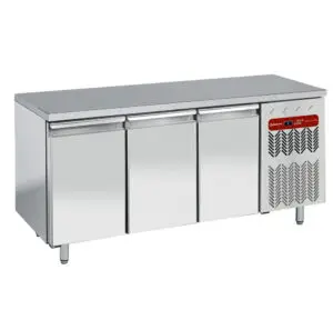 Diamond TG3N/H-R2 3 Door Stainless Steel Refrigerated Counter, 405 Litres