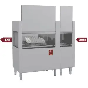 Diamond DATIC20E/7-DX- Rack Conveyor Dishwasher, 200 Baskets per Hour
