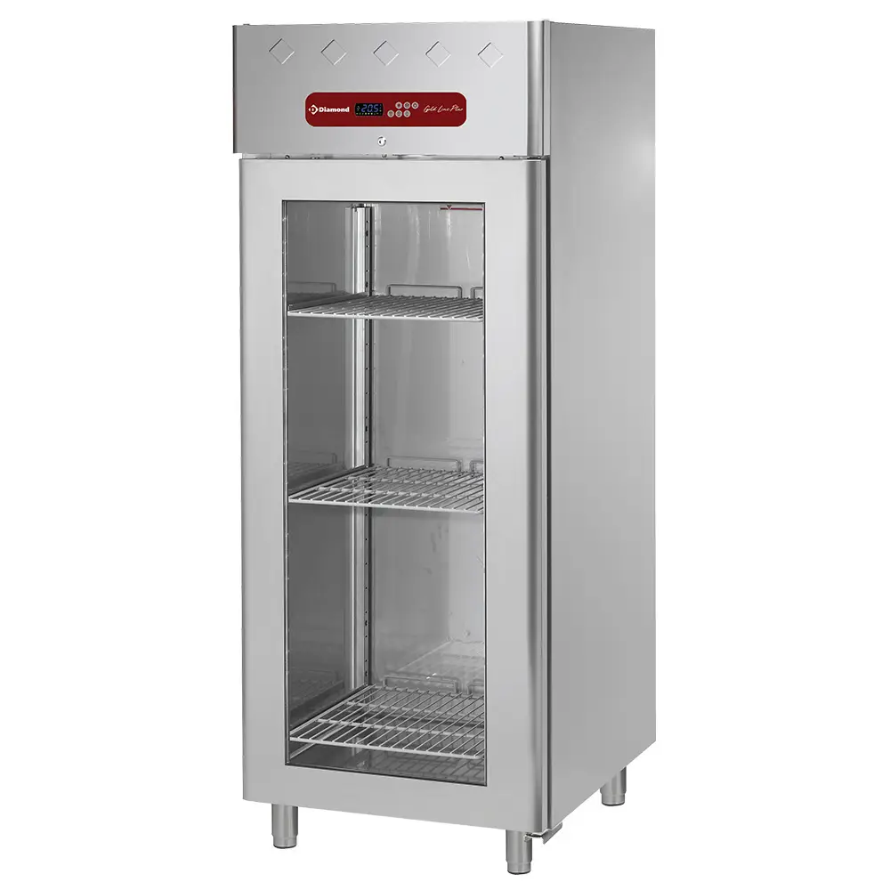 Diamond AD1N/HG-R2 Single Door Stainless Steel Upright Refrigerator, 700 Litres