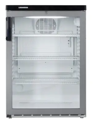 Liebherr FKvesf 1803 6.3 cuft Glass Single Door Undercounter Display Chiller, 171 Litres
