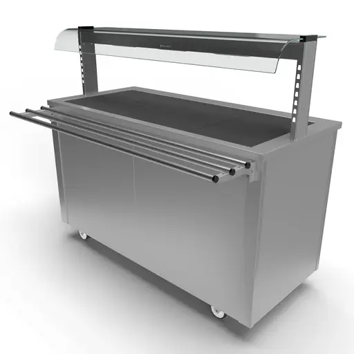 Moffat Versicarte Pro VC4HTQGTR Size 4 Hot Cupboard with Neo Ceran Hot Top package, Complete with Gantry & Tray Rail