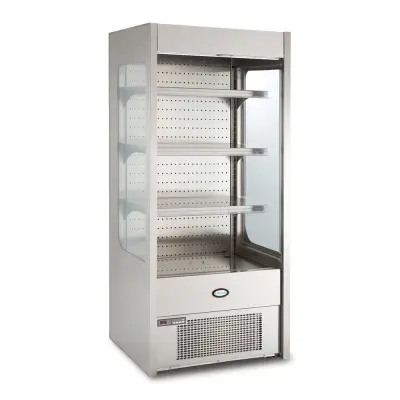 Foster FMSLIM900NG/18-148 Slimline Multideck with Nightblind and Glass End Panels, 900mm