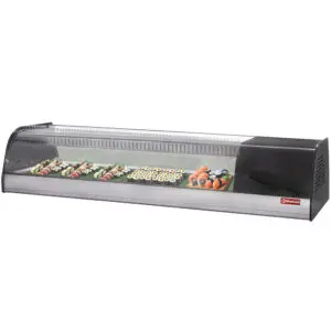 Diamond TR8-B/SH-SH/R Refrigerated Display For Tapas, 8X Gn 1/3 - 40 Mm (Included)