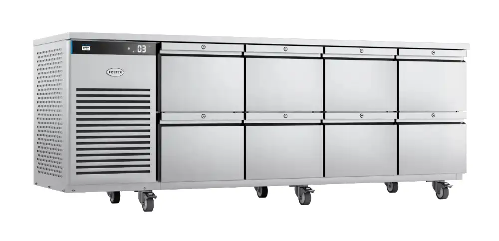 Foster EP1/4H/43-320 EcoPro G3 8 Drawer Refrigerated Counter, 585 Litres - Image 2