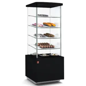 Diamond DET/MV-07-B5 Neutral Cabinet With High Display Window - Black, 700mm