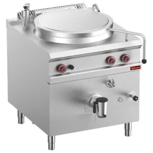 Diamond G9/M15I8-N Gas Indirect Heating Boiling Pan on Cupboard, 150 Litres