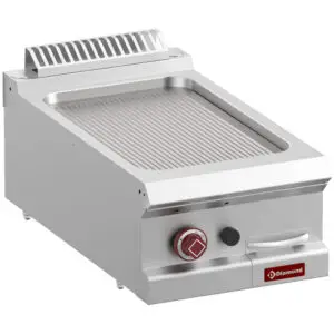Diamond G7/PR4T-N Gas Ribbed Fry Top Grill