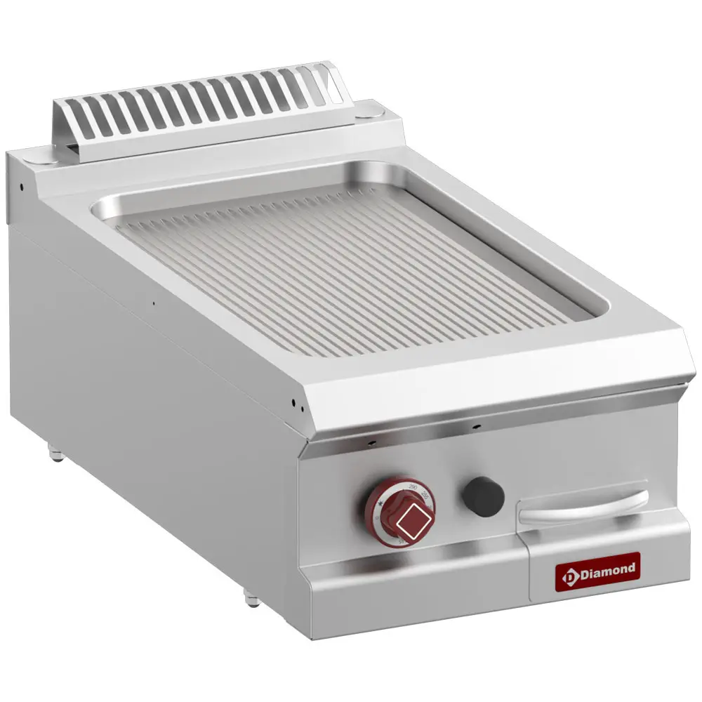 Diamond G7/PR4T-N Gas Ribbed Fry Top Grill