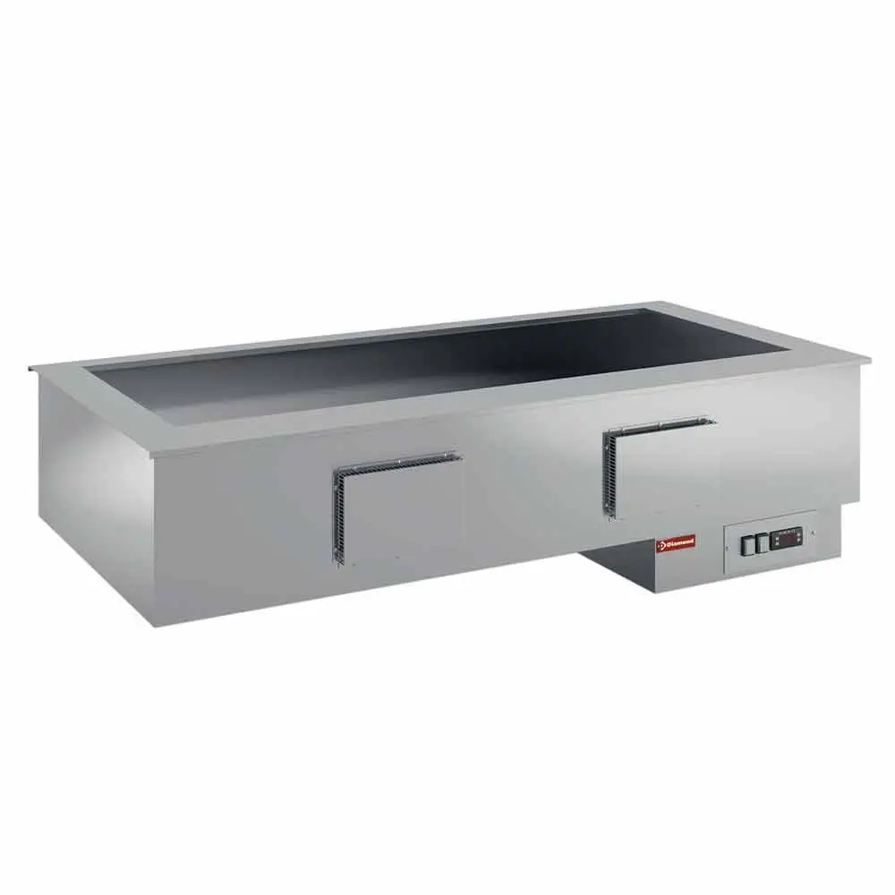 Diamond DPA/BSV12 Dry Heat Electric Bain Marie Sink, 3 x 1/1 GN