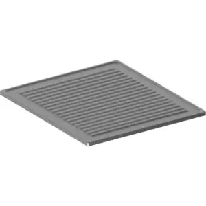 Diamond A9/PR1B-X Ribbed plate stainless steel 1 burner