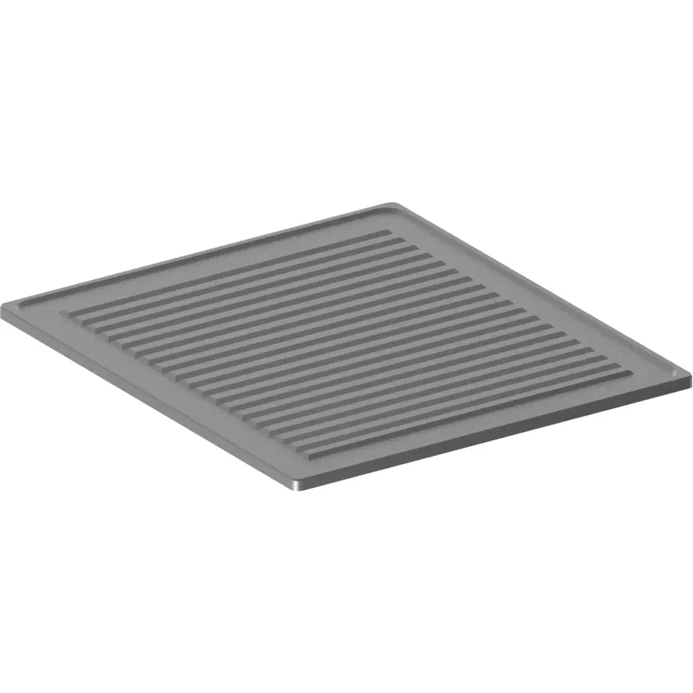 Diamond A9/PR1B-X Ribbed plate stainless steel 1 burner
