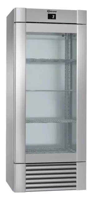 Hoshizaki Gram ECO MIDI KG 82 CCG 4S K Glass Single Door Upright Display Fridge, 603 Litres