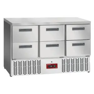 Diamond SA36-C6 6 x 1/2 Drawers Refrigerated GN 1/1 Counter