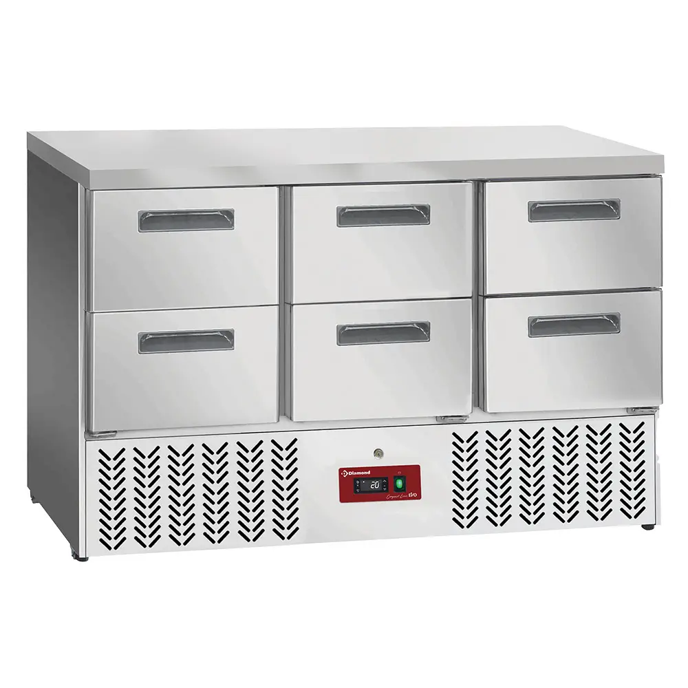 Diamond SA36-C6 6 x 1/2 Drawers Refrigerated GN 1/1 Counter