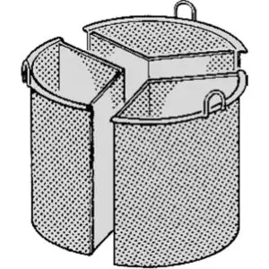 Diamond A9/CP-103 Basket 3 sectors, 100 liters