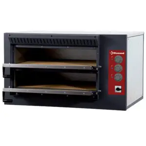 Diamond E3F/24R Electric Twin Deck Pizza Oven, 2 Chambers