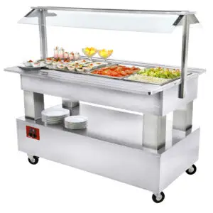 Diamond BSB/4N-A1-R2 Refrigerated Buffet Salad Bar, 4 x 1/1 GN