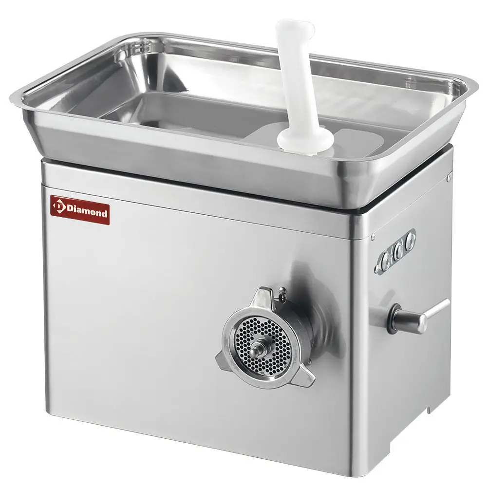 Diamond TGD32/BT-N Stainless Steel Table Top Meat Mincer, 500kg per Hour