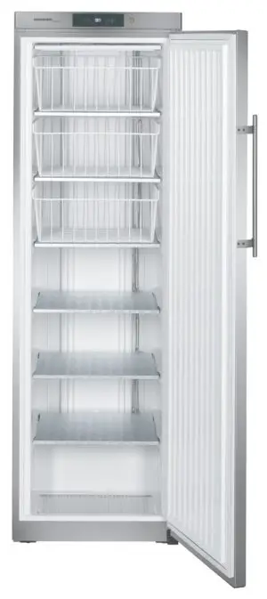 Liebherr GG 4060 Single Door Stainless Steel Upright Freezer, 382 Litres
