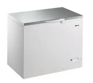 Hoshizaki CF 35 SG UK Stainless Steel Lid White Chest Freezer, 323 Litres