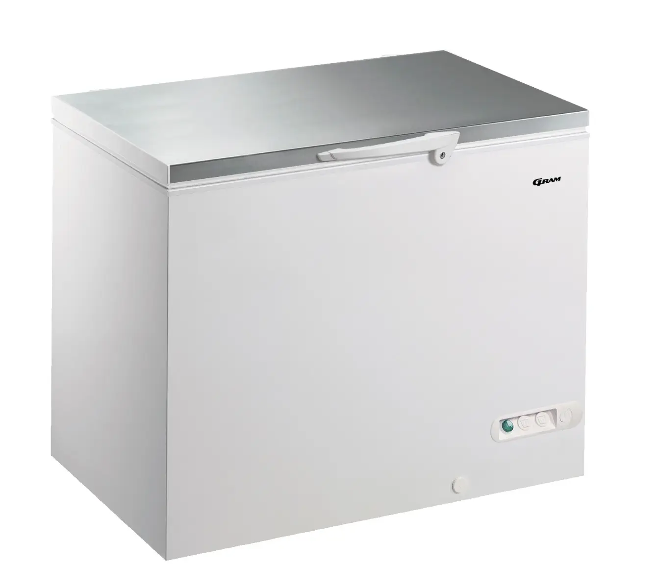 Hoshizaki CF 35 SG UK Stainless Steel Lid White Chest Freezer, 323 Litres
