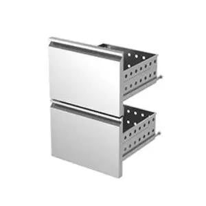 Diamond K-T1-2 Stainless Steel Drawer Block Kit
