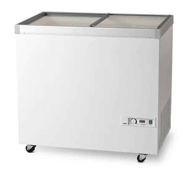 Vestfrost IKG275 Sliding Glass Lid Display Freezer, 265 Litres
