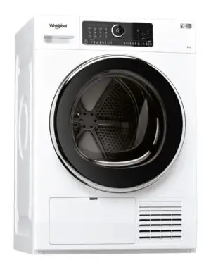 Whirlpool AWZ8HP-BLK-DR 6th Sense Heat Pump Commercial Tumble Dryer, 8kg