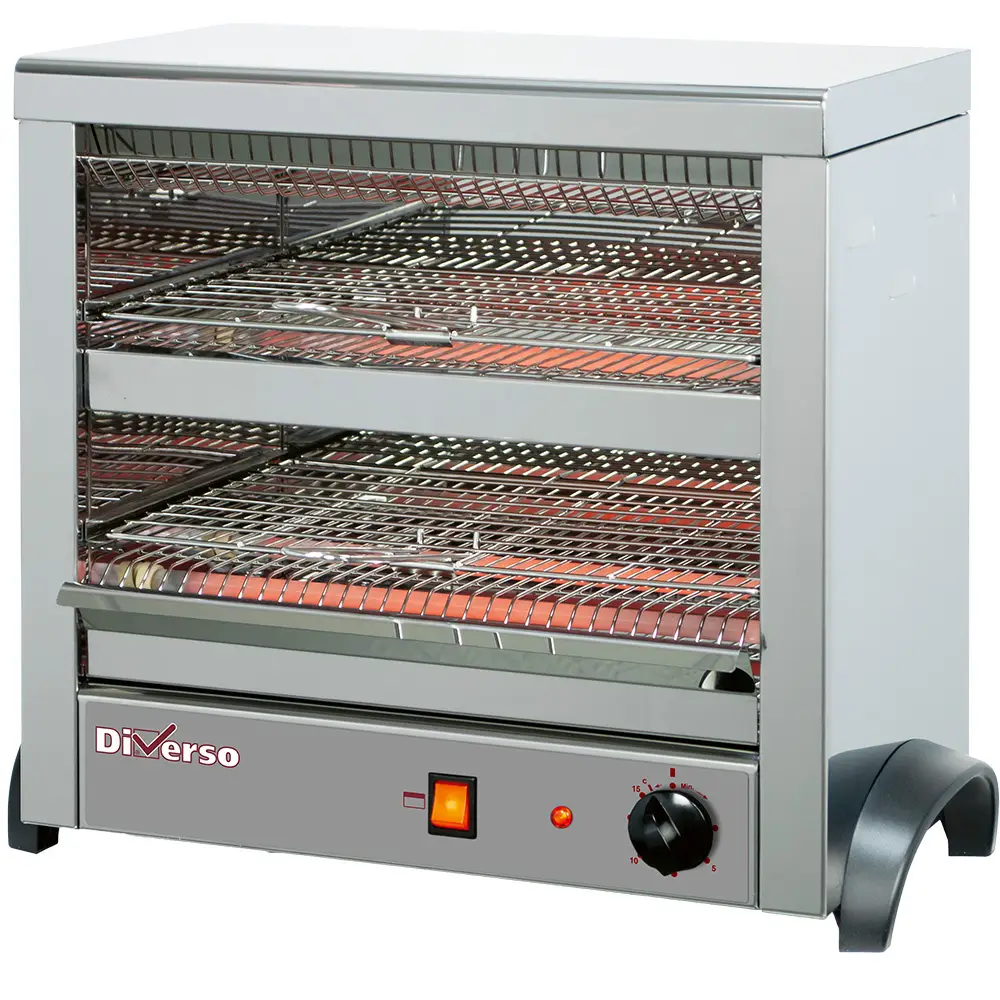 Diverso WR-M6TS-P6 Toaster 6 tongs quartz