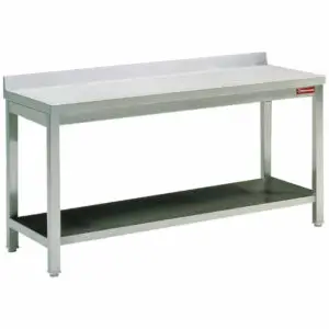 Diamond TL1461A Work Table With Undershelf + Rear Edge