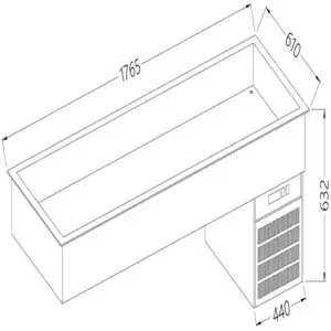Diamond DI/RCX18-P Refrigerated Basin Element 5X Gn 1/1