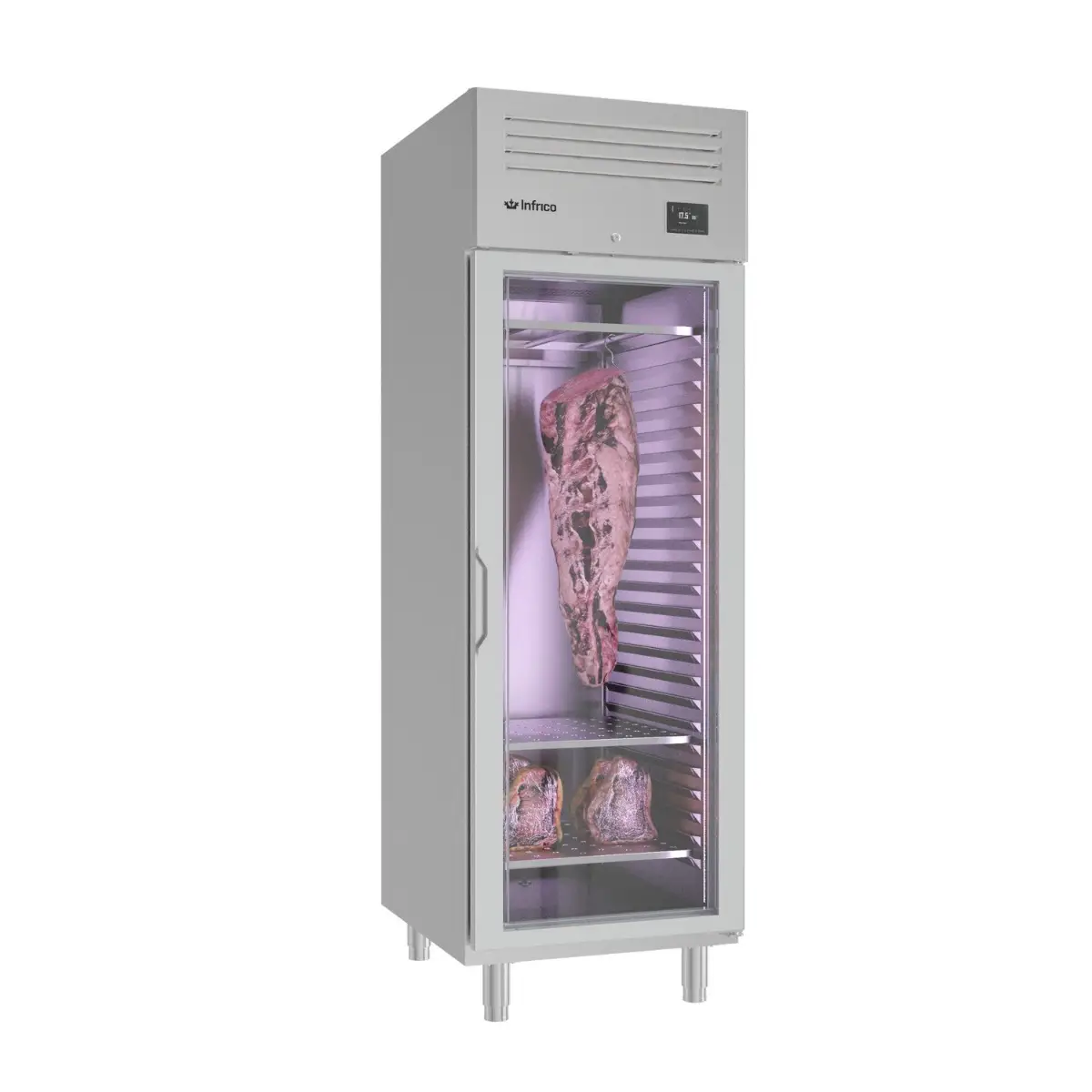 INFRICO Stainless Steel With Glass Door Meat Ager