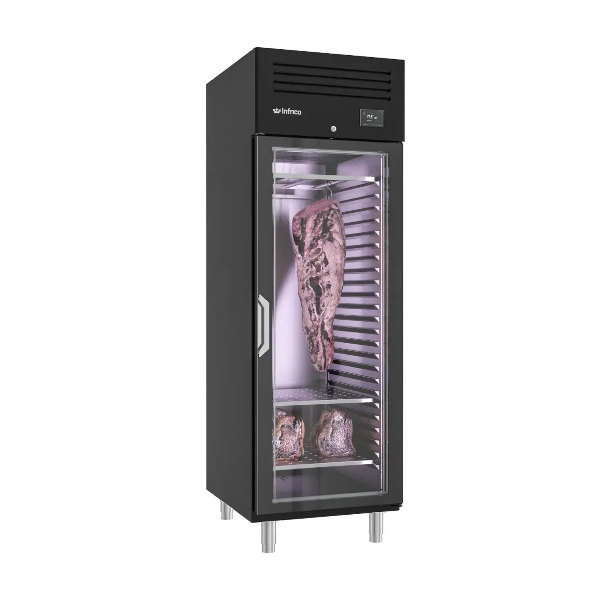 INFRICO Black With Glass Door Meat Ager