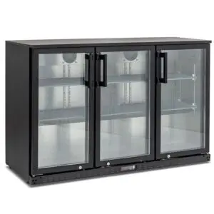 KOLDBOX Triple Hinged Glass Door Bottle Cooler