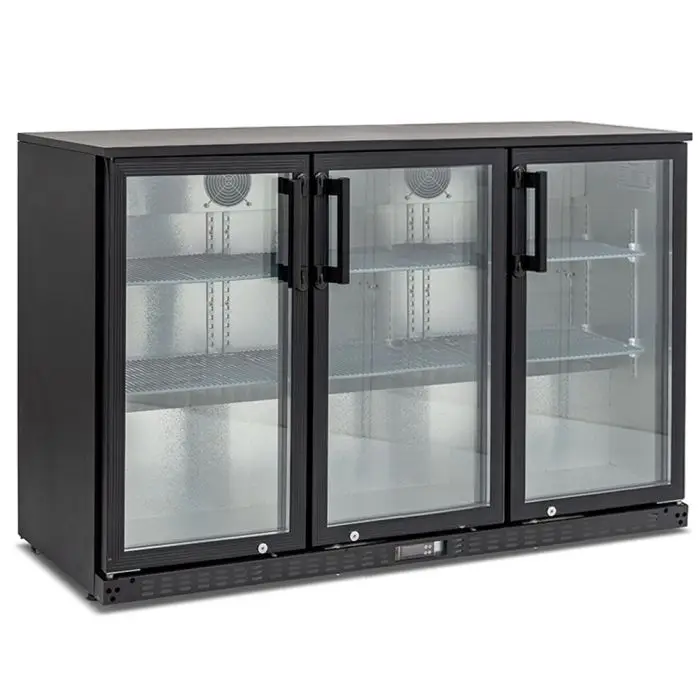 KOLDBOX Triple Hinged Glass Door Bottle Cooler