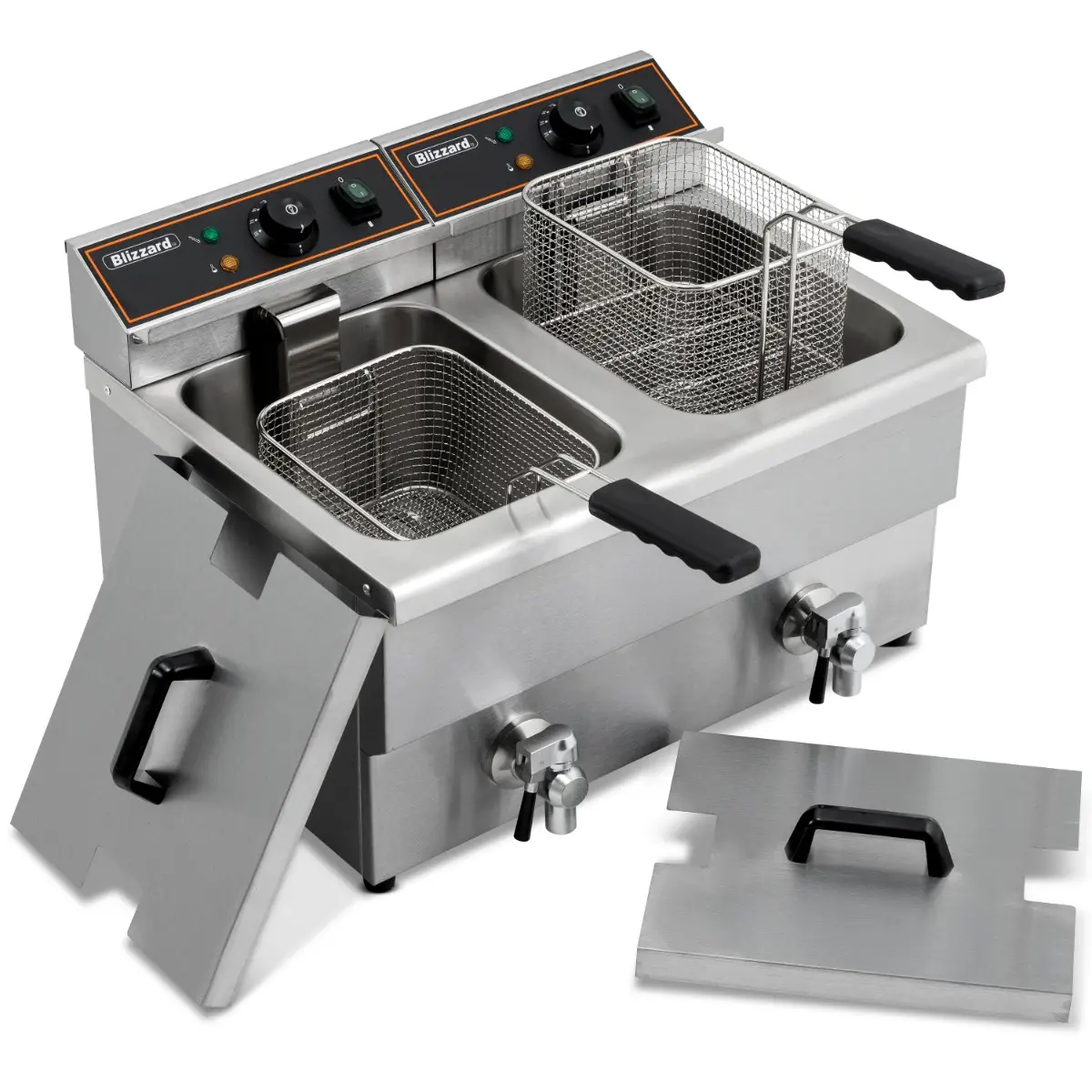 BLIZZARD 16L Double Tank Electric Fryer